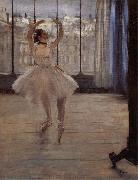 Edgar Degas Dancer in ther front of Photographer oil painting artist